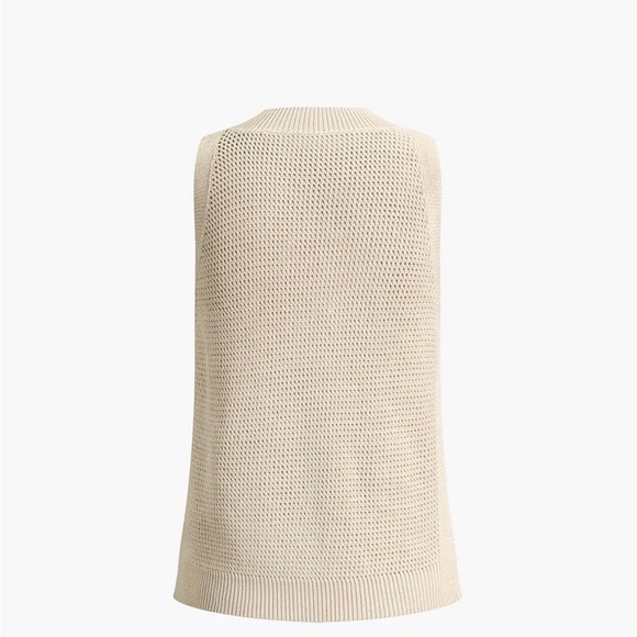 Commense Knit Hollow Solid Vest XS New - Picture 4 of 7